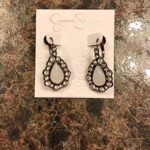 Jessica Simpson Earrings with stones!